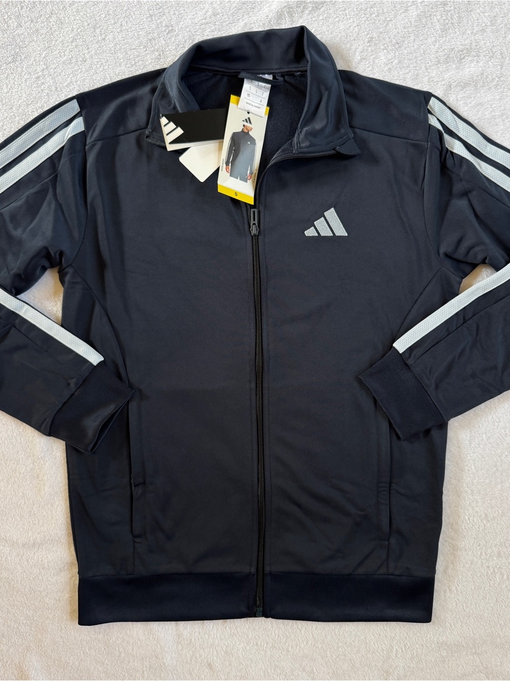 NEW Adidas Men's Blue Tricot Track Jacket size S